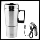 Caneca de aço inox para carro de 300ml, suporte para bebidas e alimentos, compatível com 12V e 24V, marca Homyl.