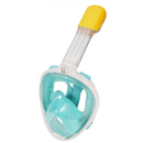Máscara de mergulho com snorkel de visão panorâmica de 180° da Wildhorn Outfitters, em verde, ideal para esportes aquáticos.