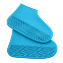 Par de capas de proteção para sapatos em silicone impermeável da Popvcly, em azul, ideal para proteger calçados contra água