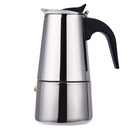 Cafetière italienne Crystalrao de 200 ml para preparo de café, eletrodoméstico de cozinha com corpo de metal e alça resistente