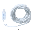Ampolas LED USB Moocorvic com sincronização musical e luzes coloridas para ambientes modernos e decorativos.