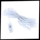 Conjunto de 210 lâmpadas LED USB Moocorvic com sincronização musical para iluminação ambiente.