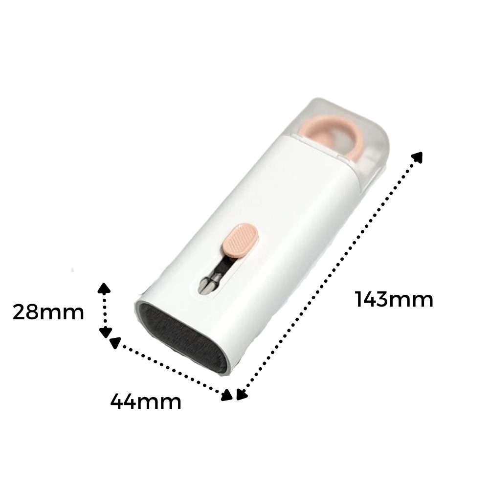 Kit de limpeza de teclado 7 em 1 da Apmemiss com escova, pano e ferramentas para acessórios de computadores.