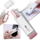 Kit de limpeza de teclado 7 em 1 da Apmemiss, acessórios para computadores, com pincéis, escovas e sprays para manutenção.