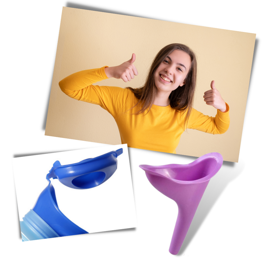 Urinoir de viagem Eastjing para incontinência, fácil de usar, compacto e portátil para uso prático e discreto.