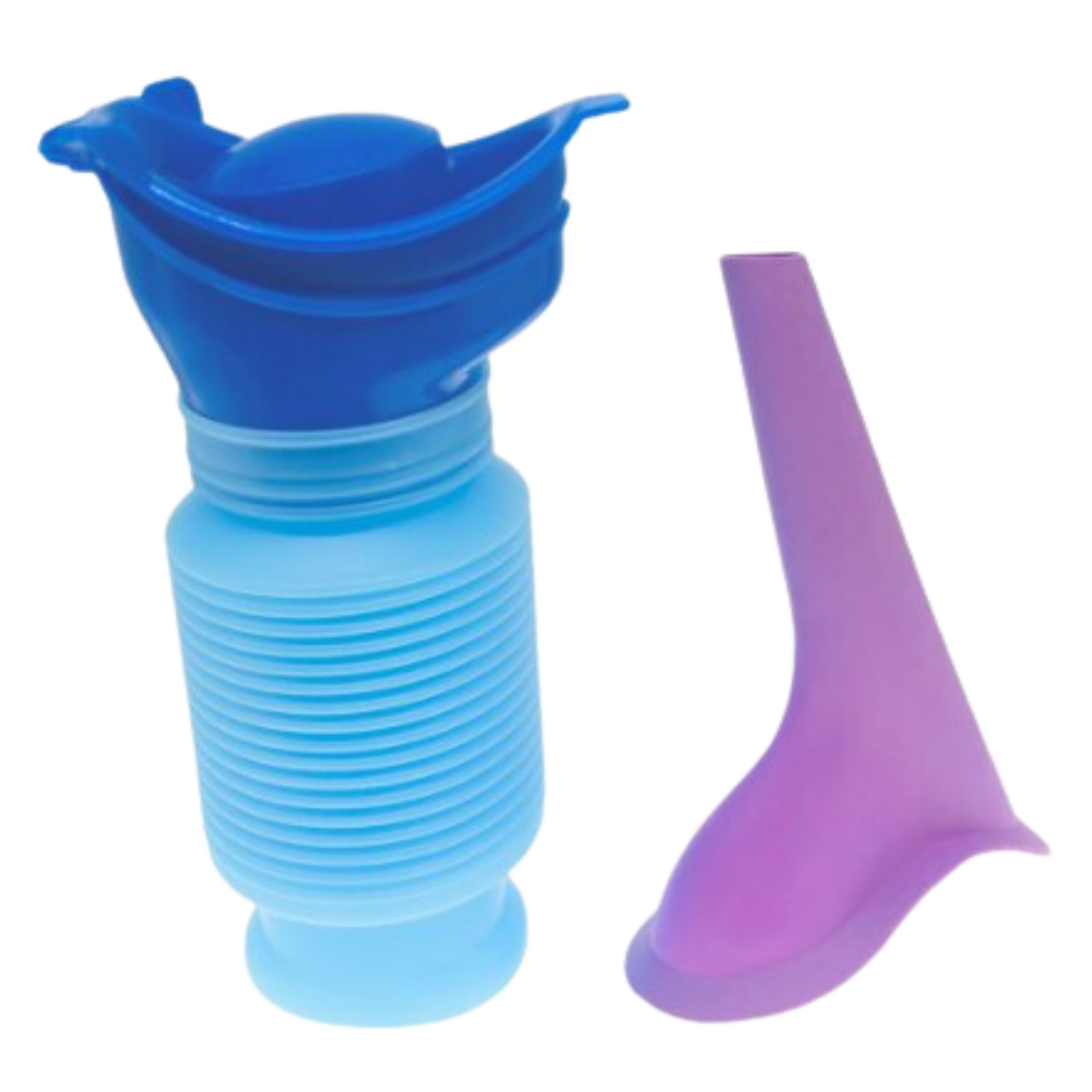 Urinoir de viagem da Eastjing, produto para incontinência, mostrado em formato portátil e compacto para uso fácil e discreto.