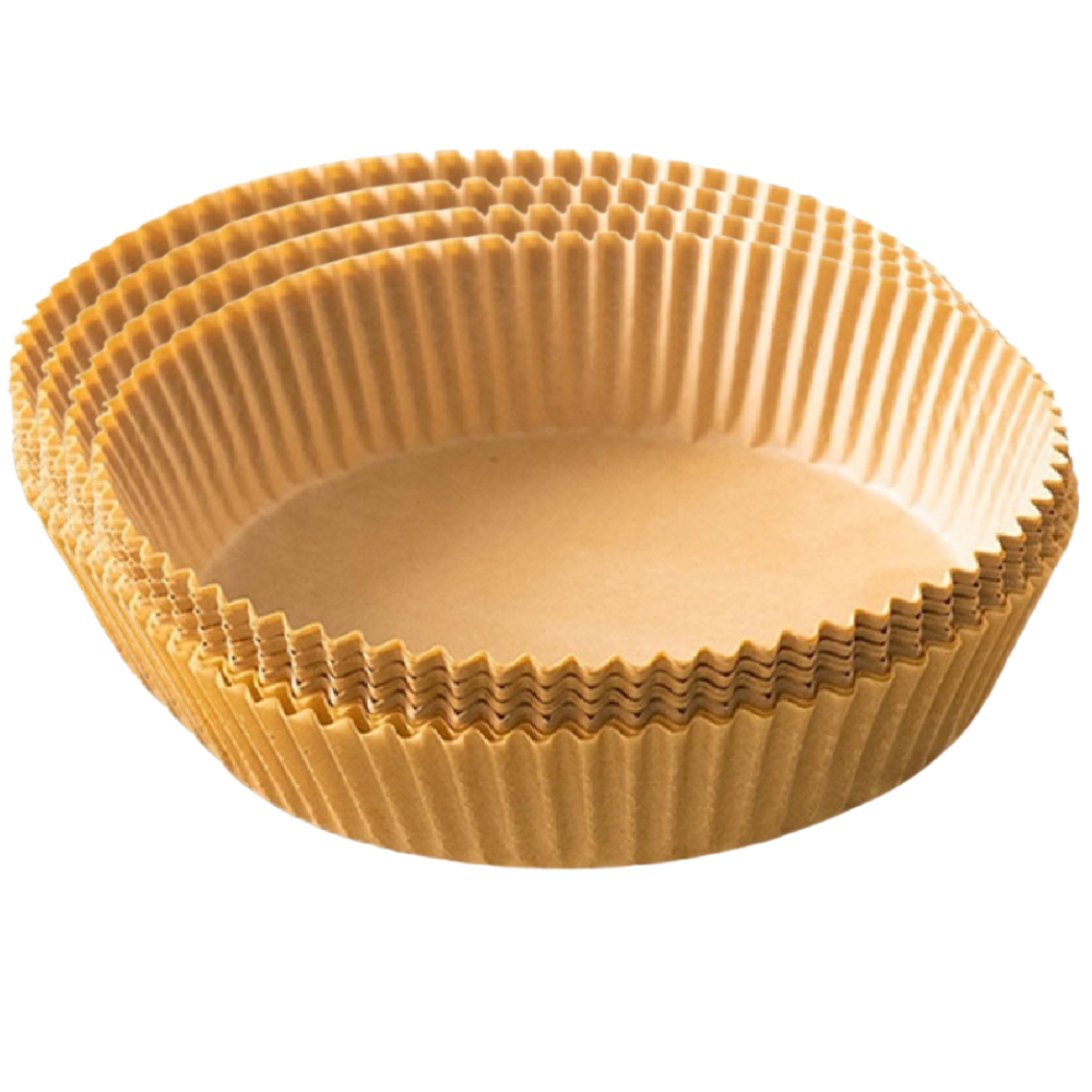 Pack de 50 papéis de papel manteiga descartáveis para fritadeira Kingbest, material de cozinha e pâtisserie.