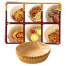 Papel descartável para fritadeira elétrica Kingbest, resistente e multifuncional, ideal para revestimento de alimentos na cozinha.