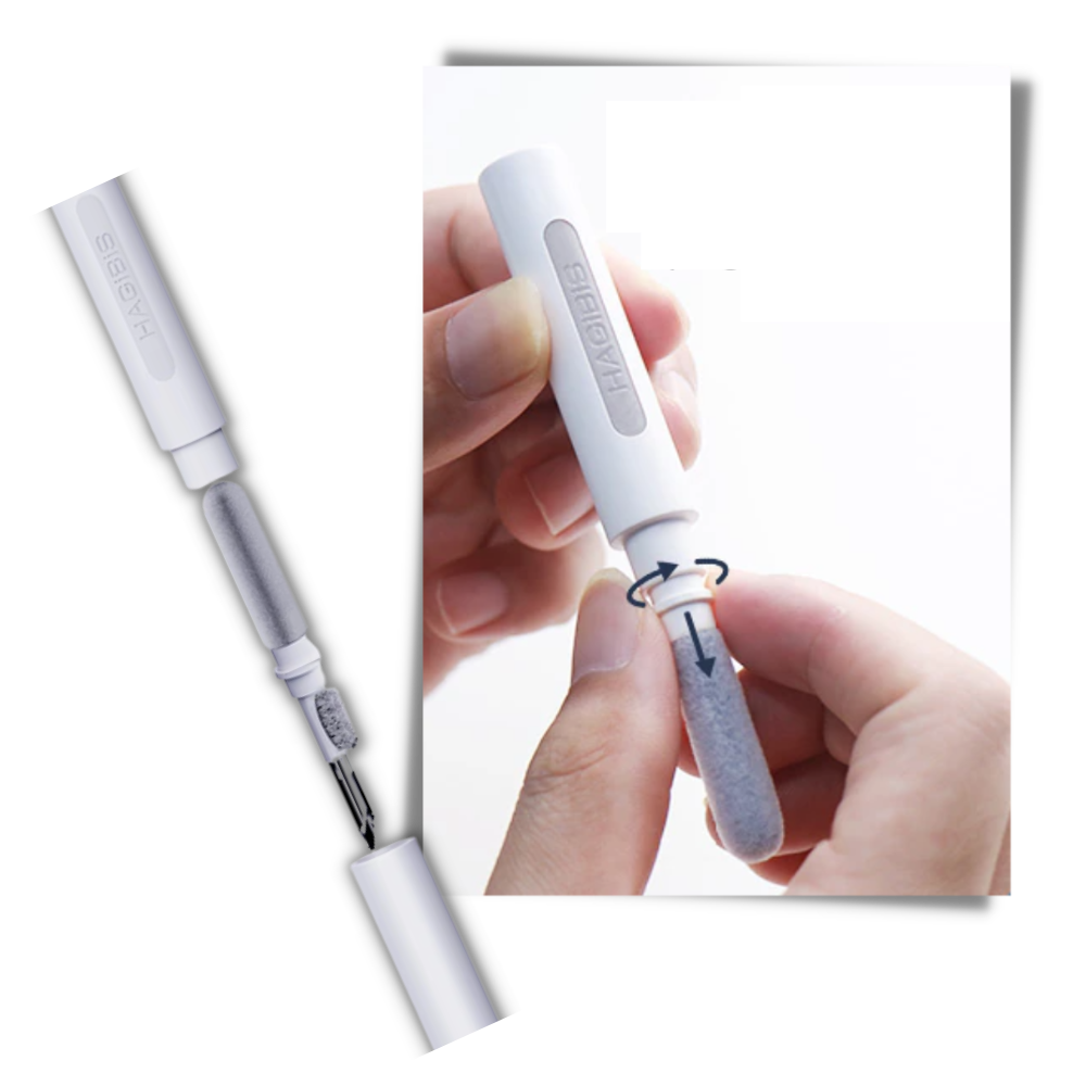 Kit de limpeza para fones de ouvido Benson, acessórios de áudio para manter seus AirPods limpos e livres de sujeira.