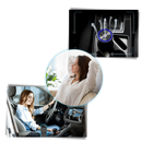 Purificador de ar iônico Atlas, aparelho de climatização com filtro de ar para ambientes residenciais.