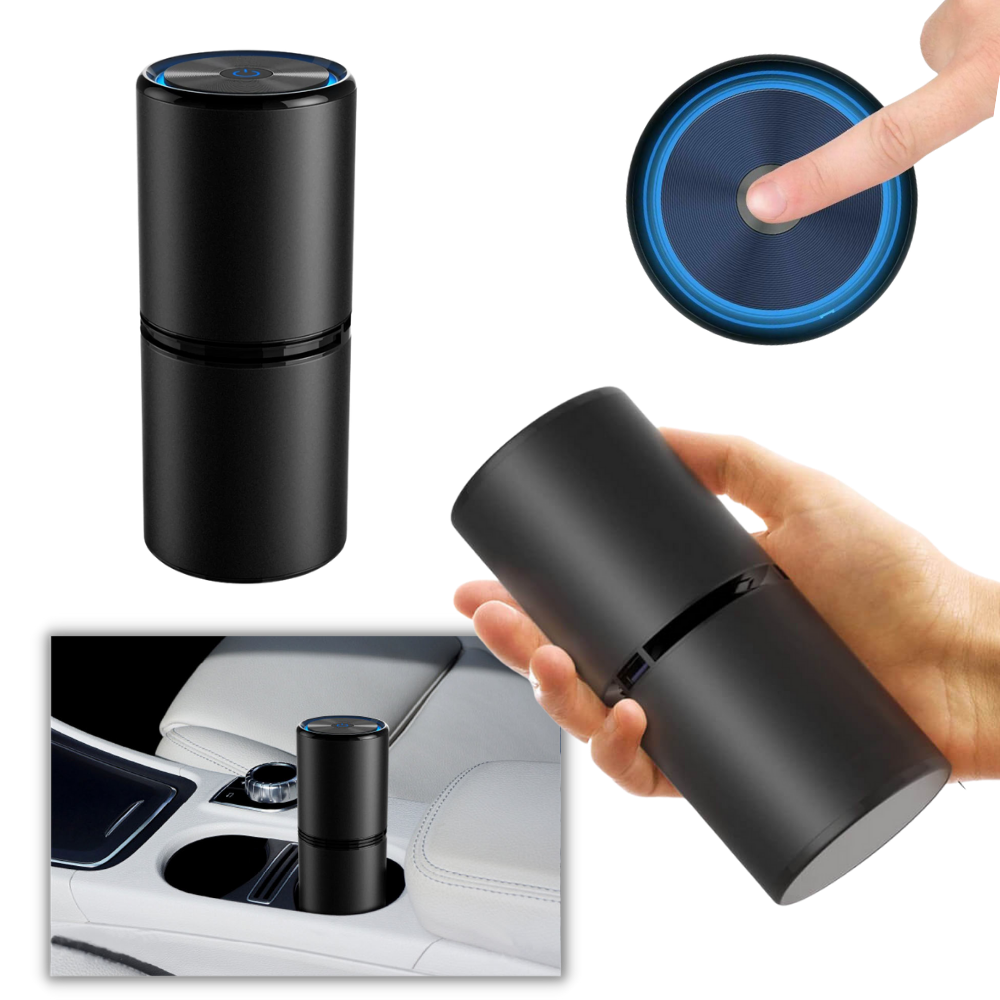 Purificador de ar iônico portátil da Atlas para purificação do ar em ambientes internos.