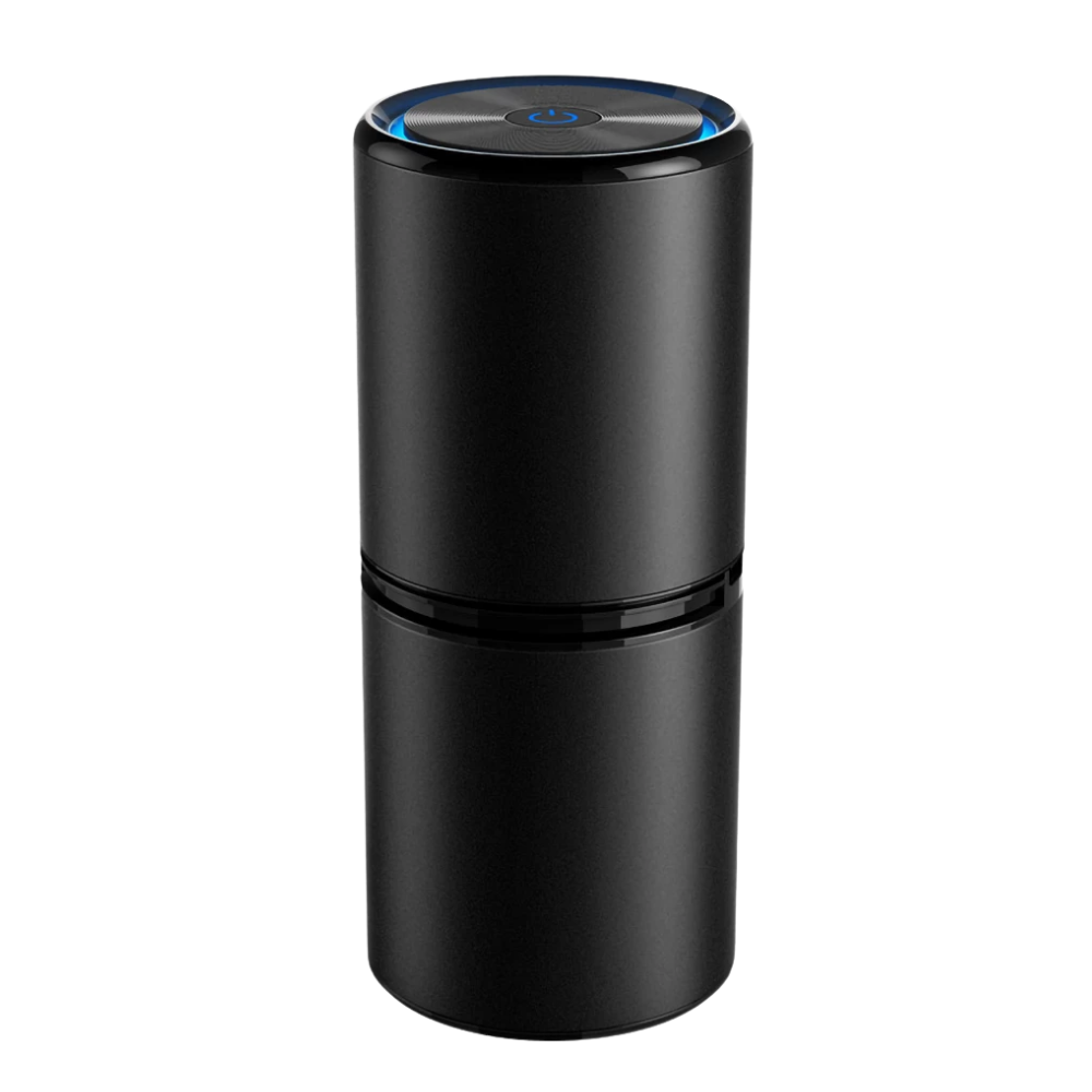 Purificador de ar iônico Atlas, aparelho de climatização com filtro de ar para ambientes internos, controle de ionização.