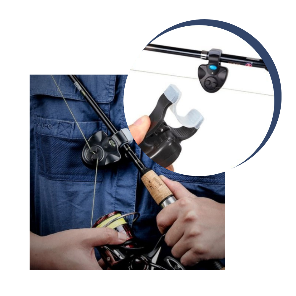 Capteur tátil para varas de pesca Ace Seller, fácil de instalar, detecta movimentos e melhora a experiência de pesca.