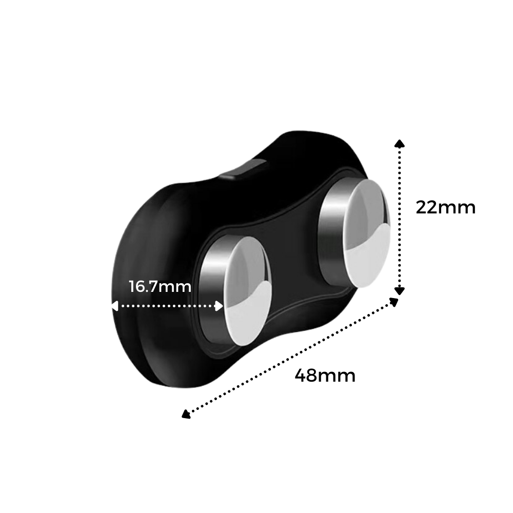Dispositivo anti-ronfamento inteligente da marca Cn, auxiliar para o sono, visível na imagem com design compacto e moderno.