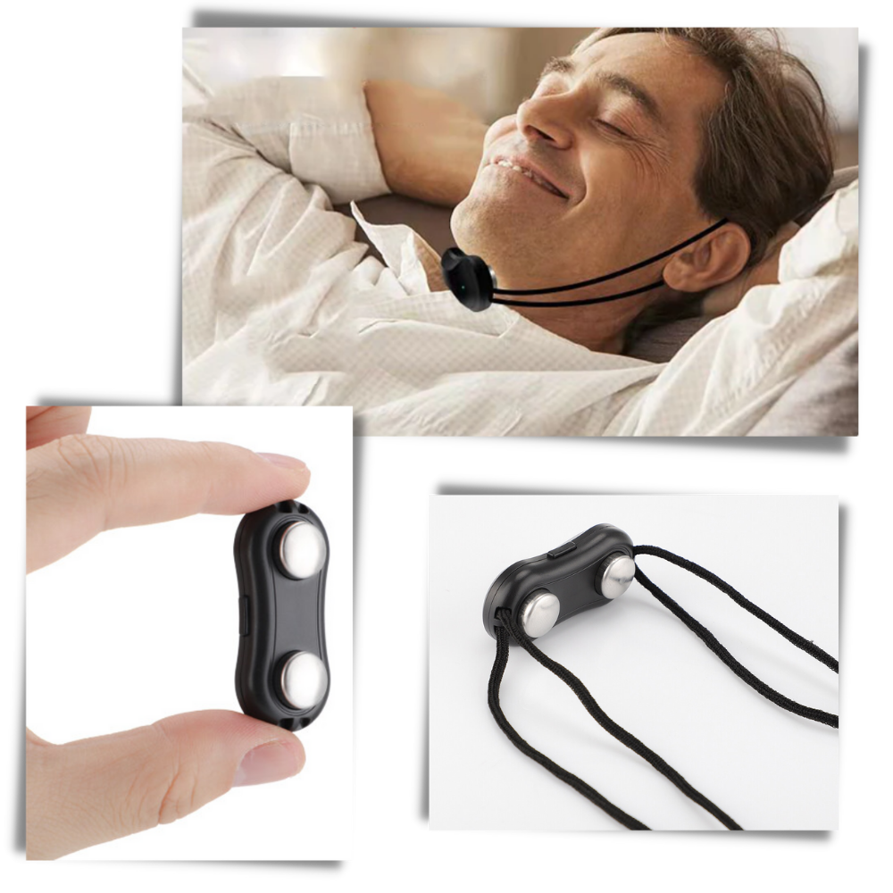 Dispositivo anti-ronco inteligente da Cn, leve e confortável, para ajudar a melhorar o sono durante a noite.