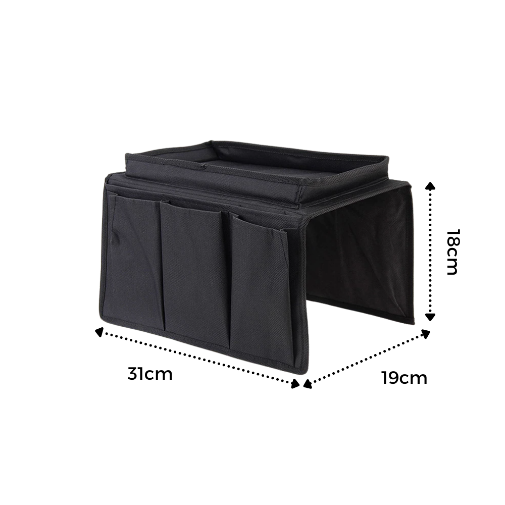 Sac de rangement para braço de sofá Lemonbest, acessório para organização de objetos no braço do sofá.