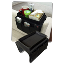 Sac de rangement Lemonbest para apoio de braço de sofá, com bolsos e compartimentos para organização prática.