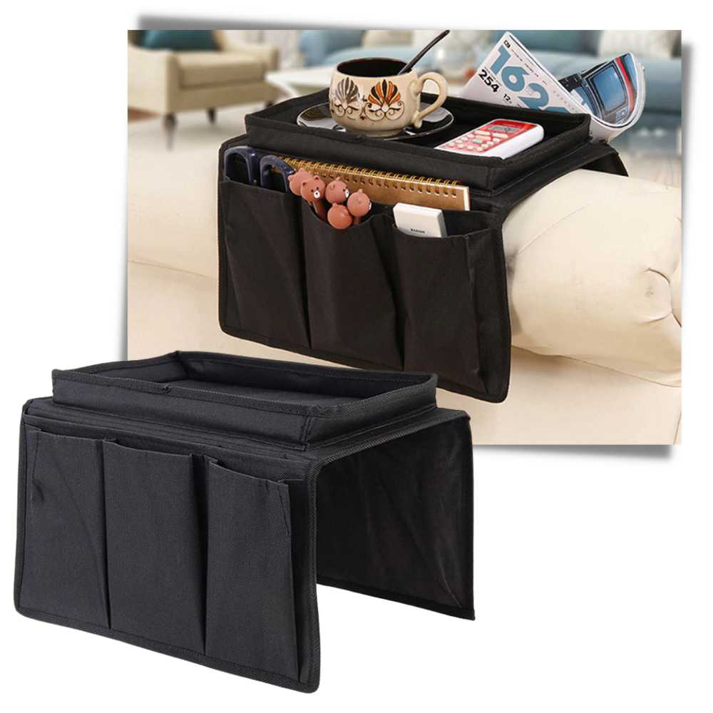 Acessório para sofá Lemonbest, sac de rangement para apoio de braço de sofá, com design único e prático para armazenamento.