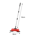 Aspirador de mão com tubo telescópico da Bluelans para limpeza doméstica, em uso em piso de casa.