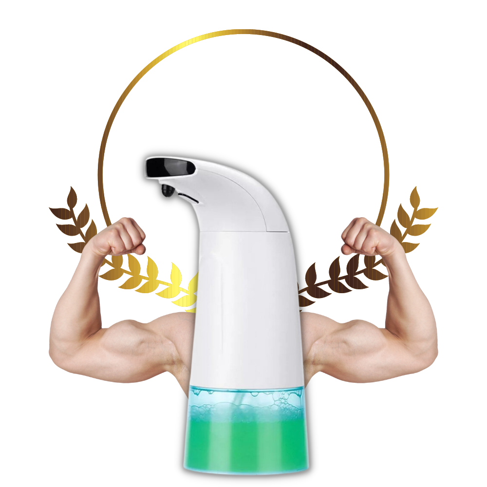 Distributeur automático de sabonete líquido Vinjoyce, durável, para uso em banheiros e cozinhas.