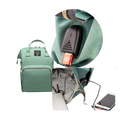 Mochila de maternidade Vbiger com compartimentos práticos, ideal para gestantes e mães, em design confortável e funcional.