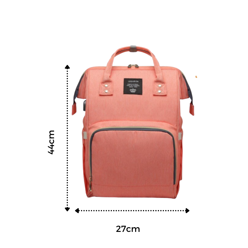 Mochila de maternidade Vbiger, saco a dos com compartimentos para fraldas e itens essenciais para bebês.