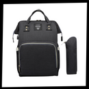 Mochila de maternidade Vbiger, saco a dos com compartimentos espaçosos, ideal para mães e recém-nascidos, vista frontal.