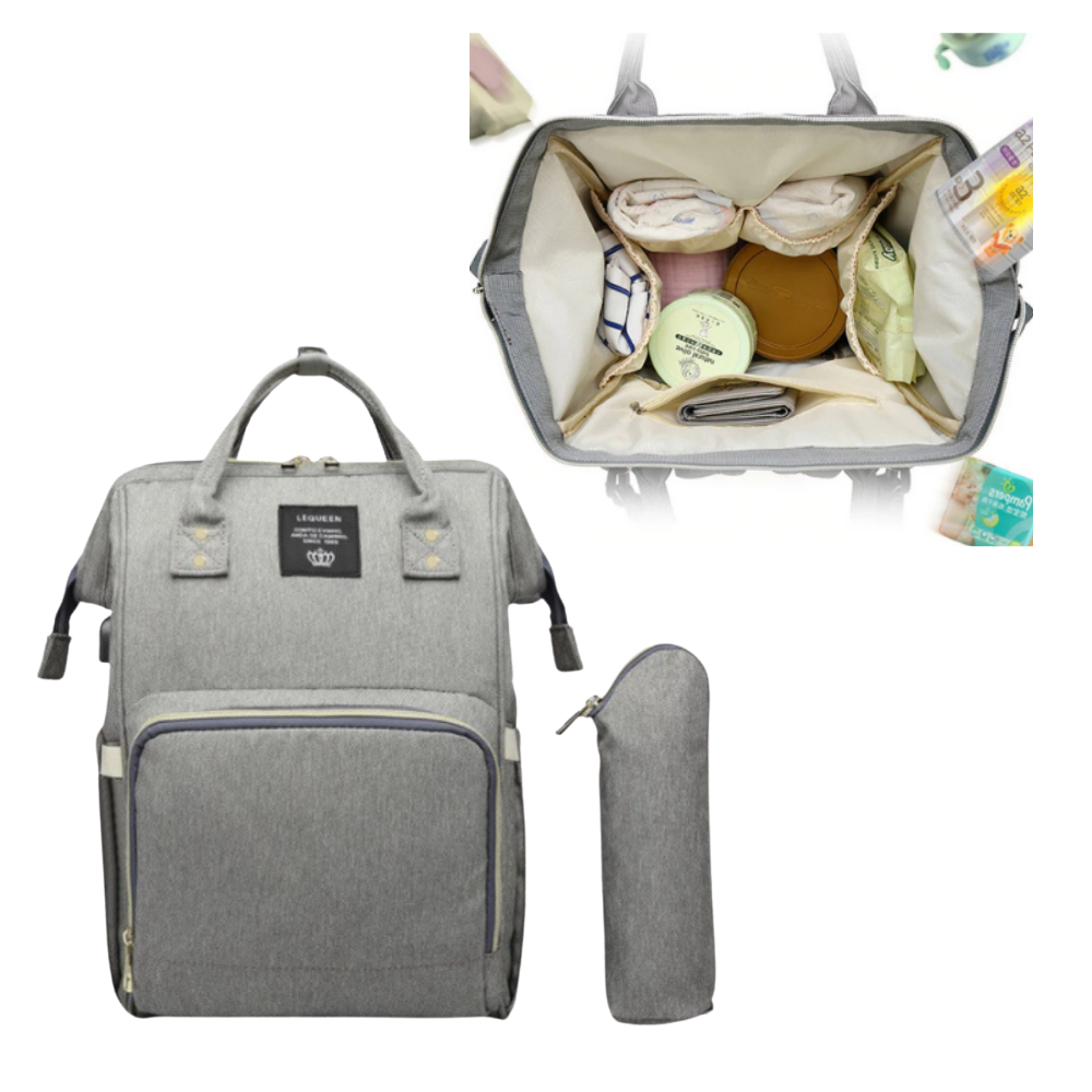 Mochila de maternidade Vbiger, saco a dos com compartimentos espaçosos para itens essenciais de bebê e mãe.