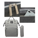 Mochila de maternidade Vbiger à prova d'água e resistente, com compartimentos espaçosos para itens de bebê.