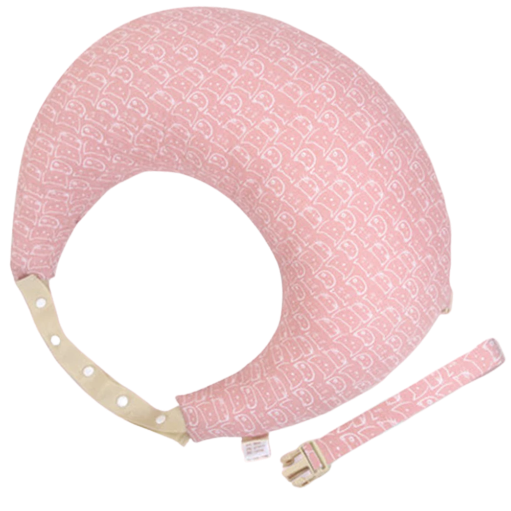 Almofada de maternidade Momcozy, cúpula de apoio para amamentação, com estampa de gato, em tecido macio e confortável.