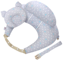 Travesseiro de maternidade Momcozy, almofada de amamentação confortável com design de peixe para suporte durante a amamentação