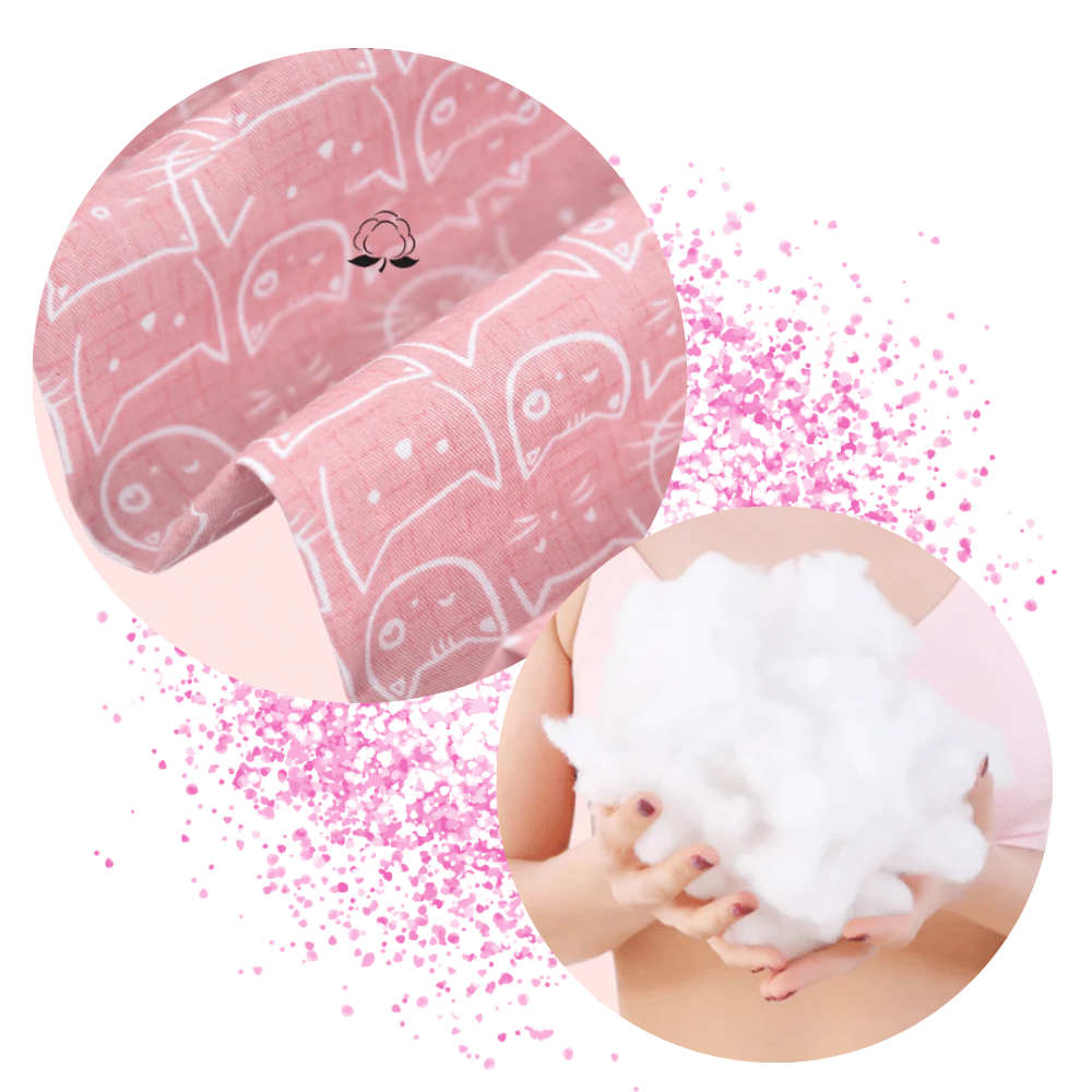 Almofada de maternidade Momcozy, design ergonômico e macio para apoio durante amamentação e gravidez.