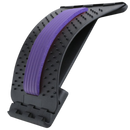 Dispositivo de massagem e alongamento dorsal Tangnade, aparelho para cuidado das costas, cor roxa, design ergonômico para alívio.