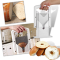 Faca portátil Cibee para cortar bagels, utensílio de cozinha compacto e prático para fatiar bagels facilmente.