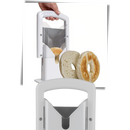 Faca de corte portátil Cibee para bagels, utensílio de cozinha fácil de usar, com lâmina para fatiar bagels de forma precisa.
