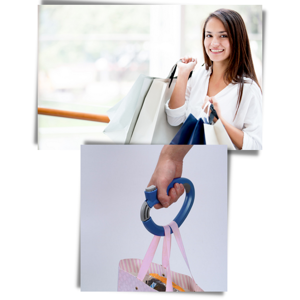 Alça de transporte para sacolas da Sodial, prática e fácil de usar, ideal para carregar sacolas de supermercado com conforto.