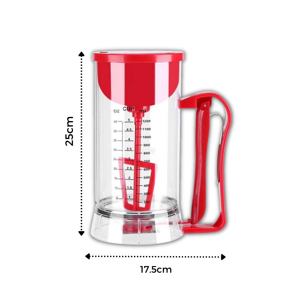Mélangeur e distribuidor de massa sem fio Carootu, eletrodoméstico de cozinha para misturar e distribuir massa facilmente.