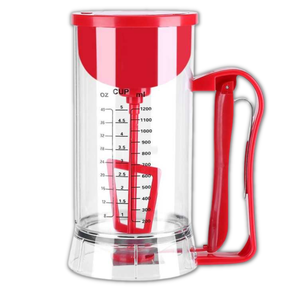 Misturador e distribuidor de massa sem fio Carootu, eletrodoméstico de cozinha portátil para misturar ingredientes.
