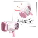 Souffleur de bolhas Bazooka 69 buracos da marca Autrucker, brinquedo de atividade seguro e resistente com 69 buracos para bolhas.