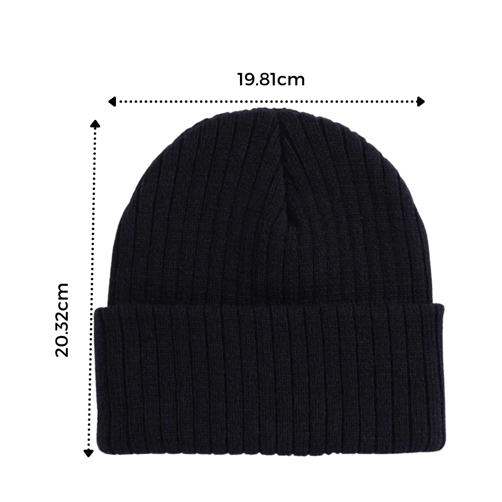 Chapéu bonnet côtelé clássico da Bangcool, em tecido macio, de cor neutra e design simples, ideal para look casual e confortável.