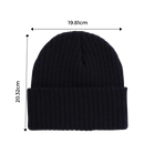 Chapéu bonnet côtelé clássico da Bangcool, em tecido macio, de cor neutra e design simples, ideal para look casual e confortável.