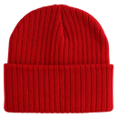 Gorro clássico de malha côtelada vermelha da Bangcool, estilo simples, confortável e ideal para o inverno.
