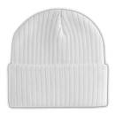 Gorro clássico de malha côtelada branco da marca Bangcool, com design simples e confortável para uso diário.