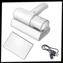 Aspirador de mão Tomshoo para colchões, dispositivo compacto com bocal de sucção para limpeza eficiente de poeira e ácaros.