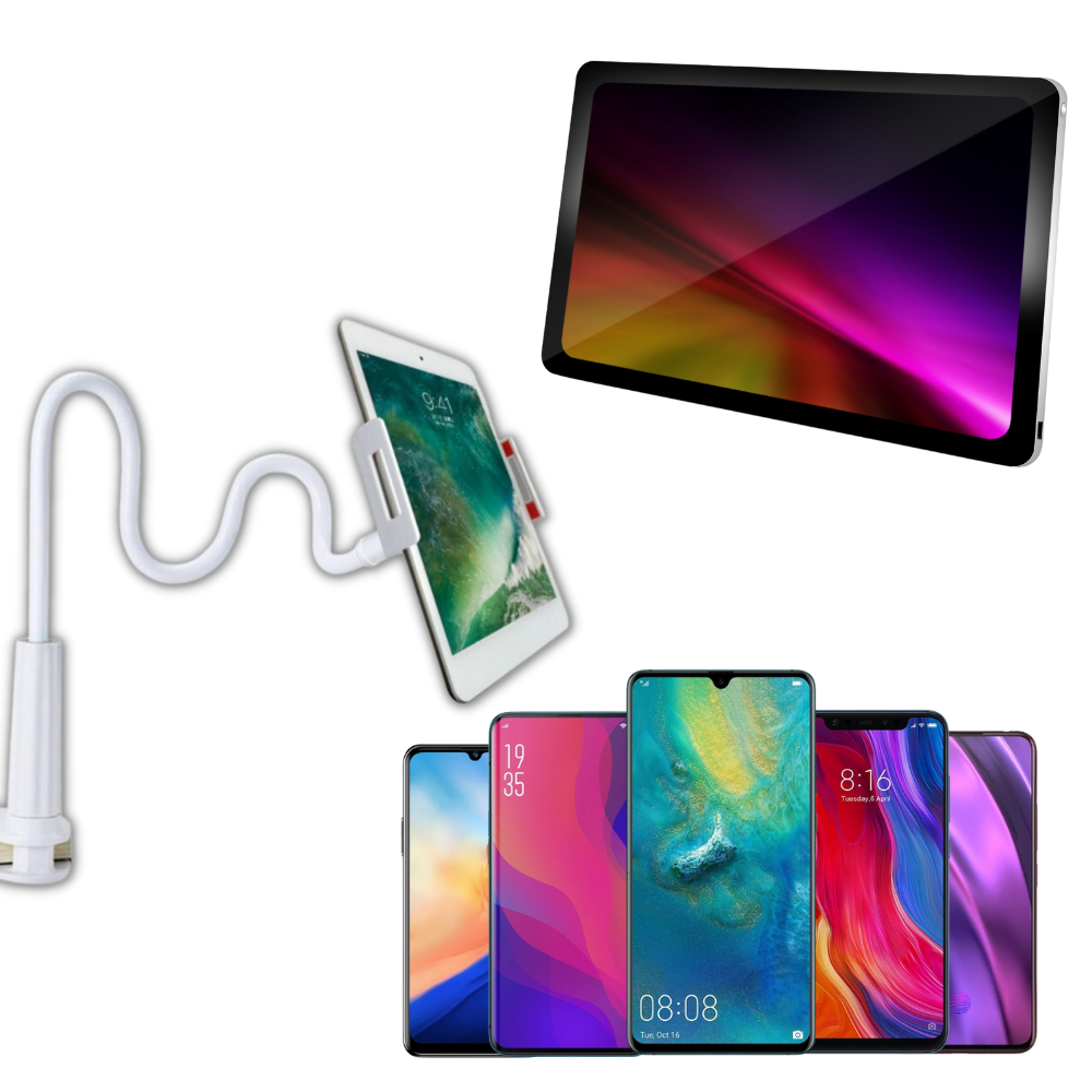 Suporte de telefone flexível Eastjing para telefonia, ajustável e prático, segurando o celular com estabilidade.