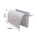 Organizador de mesa lateral ou sofá Gupgi para armazenamento e organização de objetos pequenos, com compartimentos acessíveis.
