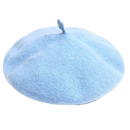 Béret clássico em lã para mulher, chapéu de confeitaria da Byte Legend, em tom azul, estilo elegante e confortável.