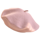 Béret clássico em lã para mulher, estilo artístico, na cor pink, de chapellerie da marca Byte Legend.