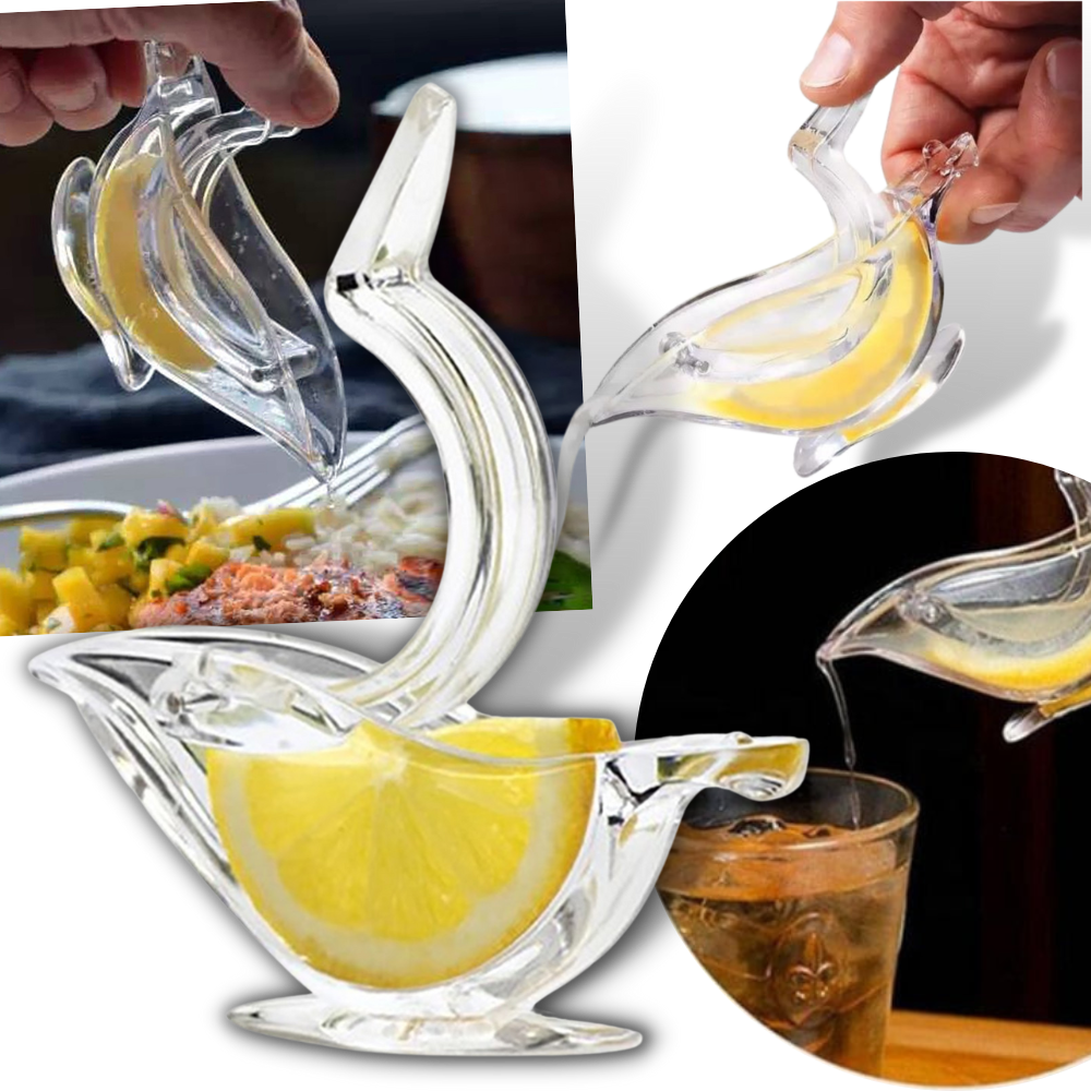 Presse-agrumes Jeobest para quartiers de limão, utensílio de eletrodoméstico de cozinha para suco natural, em uso na cozinha.