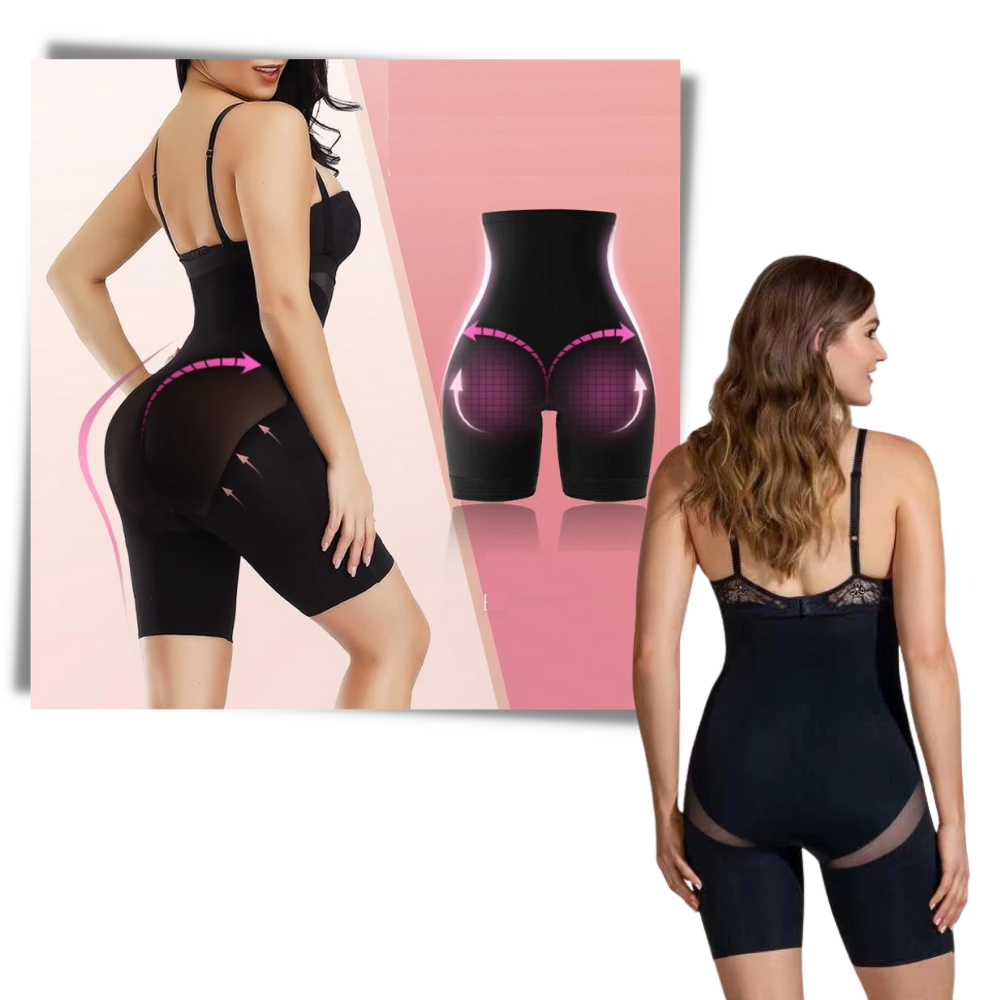Soutien-gorge modelador e cintura alta da Eastjing, com efeito de levantamento dos glúteos, roupa íntima modeladora feminina.